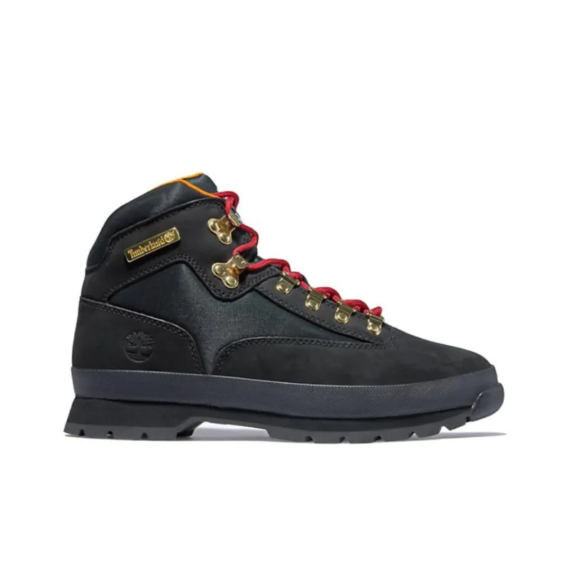 Timberland Euro Hiker Wear Resistant Ankle Length Outdoor Boots Men's Black-1