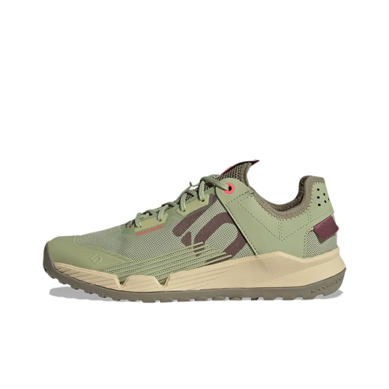 Adidas Five Ten Trailcross Wear-Resistant Low-Top Cycling Shoes Women's Green-0