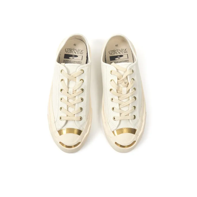 CONP Canvas Shoes Unisex Low Top White-3