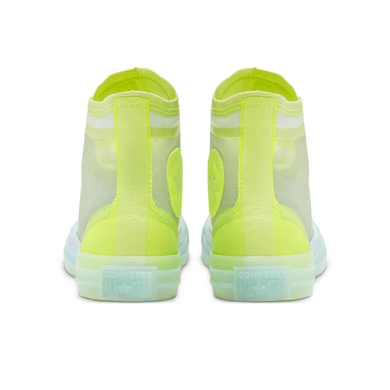Converse Translucent Mesh Utility Chuck Taylor All Star High Top Volt White 'Yellow Blue White' Women's-3
