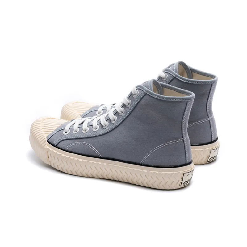 Excelsior Canvas Shoes Unisex High Top Sky Gray-2