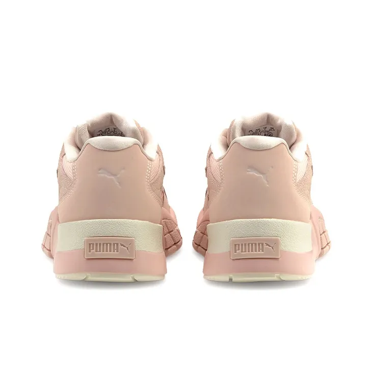PUMA Hedra Mono Cushioning, Slip Resistant, And Abrasion Resistant Low Top Chunky Sneakers Women's Pink-2