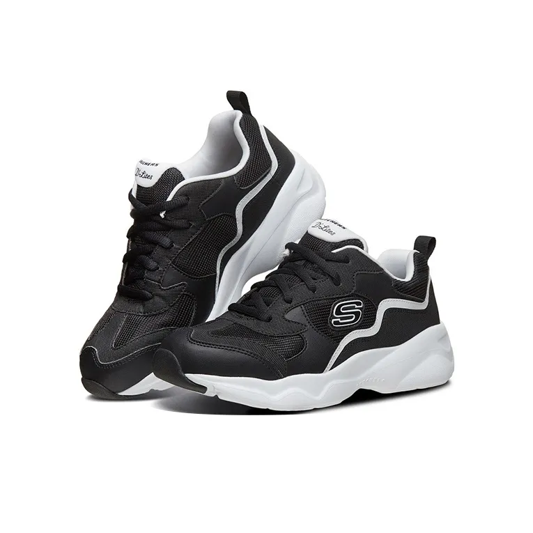 Skechers D'Lites Airy 'Black White' Women's-4
