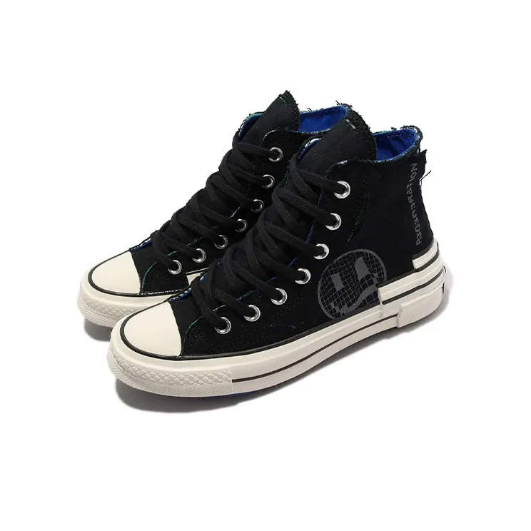 Converse Chuck Taylor All Star 70 Hi Hacked Heel Tear Away Black Blue-2