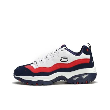 Skechers Energy Chunky Sneakers Men Low Top Blue/Red