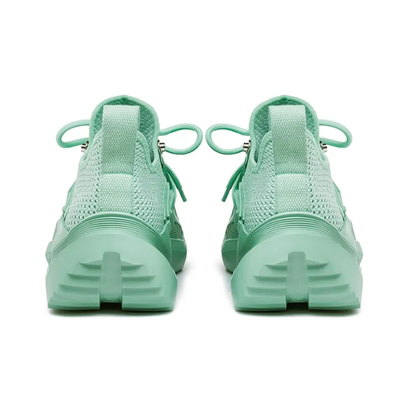 OGR Mecha Classic Chunky Sneakers Unisex Low Top Avocado Green-4