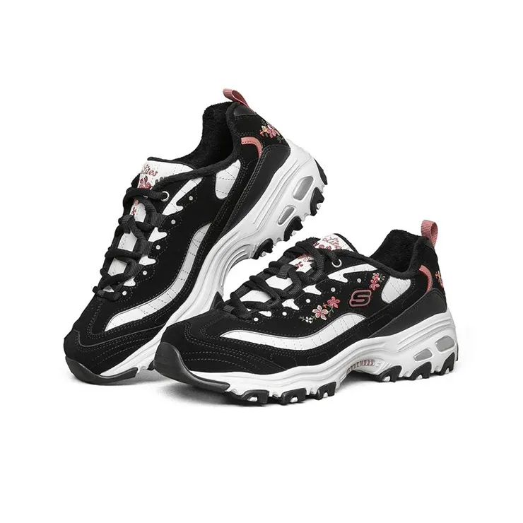 Skechers D'lites 1.0 'Black Floral' Women's-2