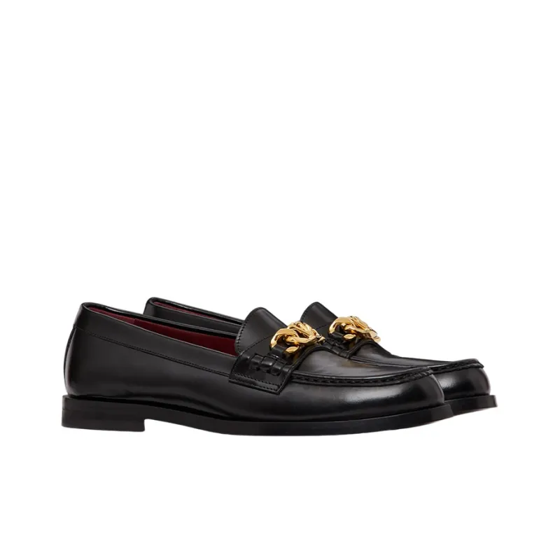 Valentino VLogo Chained Slip-On Loafers Women's-1