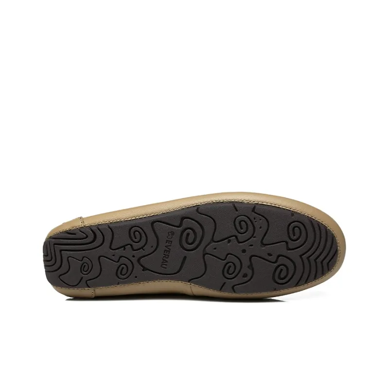 EVERAU Women's Casual Shoes Women's Low Top Brown-3