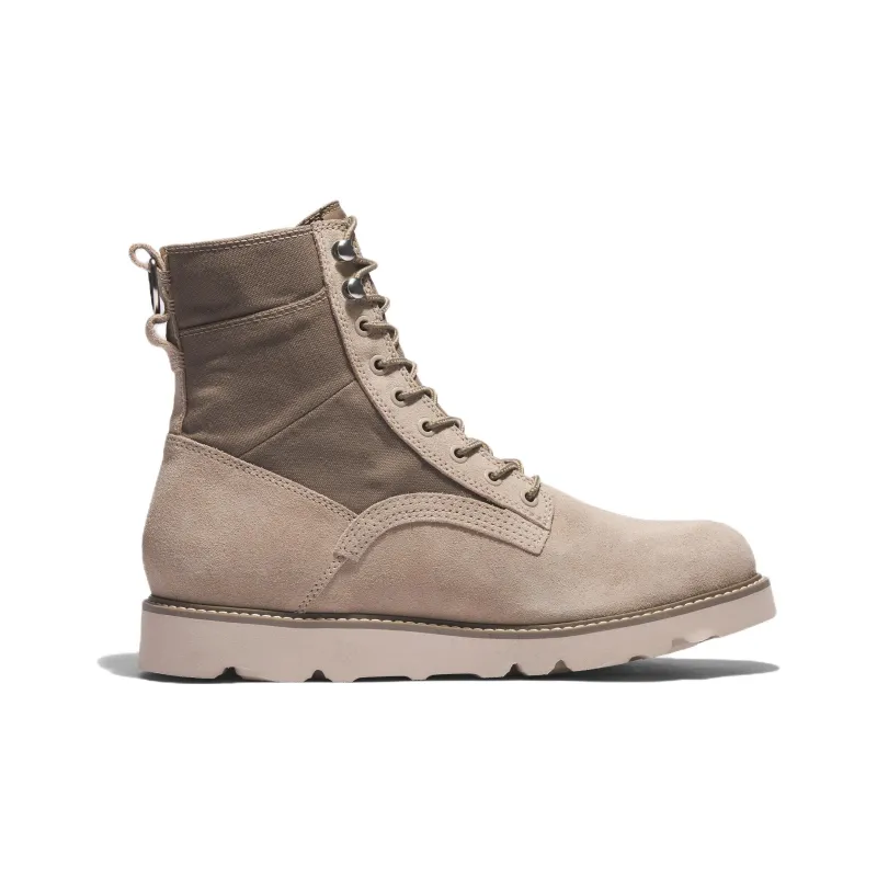 Timberland Vibram Waterproof Leather And Fabric Boots 'Beige Suede'-1