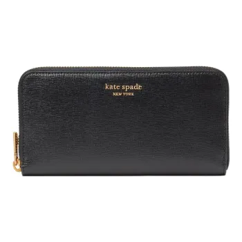 Kate Spade Leather Clutches Wallets Small Size Women's Black