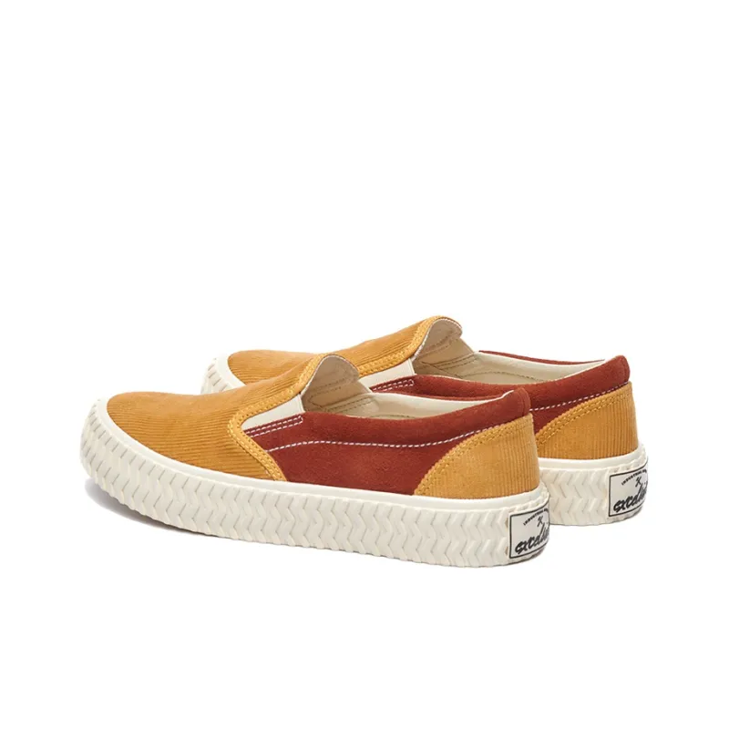 Excelsior Canvas Shoes Unisex Low Top Sunset Yellow-2