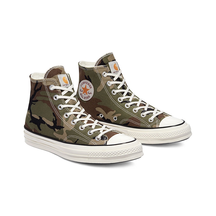 Converse Chuck Taylor All Star 70 Hi Carhartt Wip Covert Green POIZON