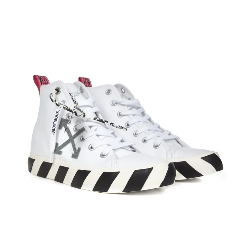 OFF WHITE Vulcanized Mid Top Grey Arrow-3