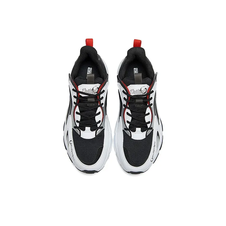 361° Osmo 2.0 Chunky Sneakers Men Low Top Black/White-1