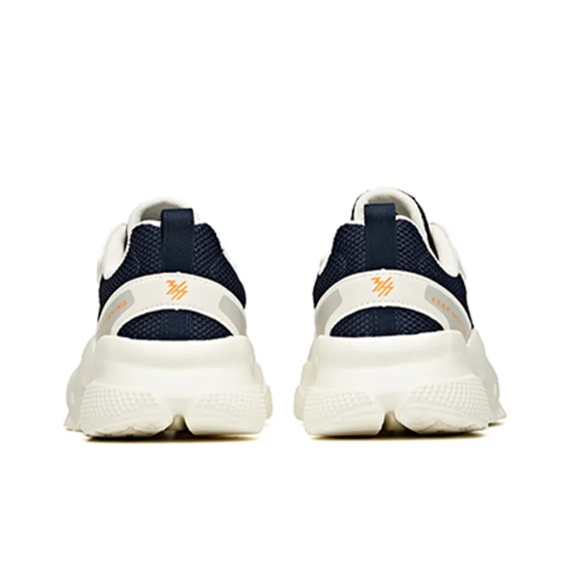 Anta Life Collection Cushioning Anti-Slip Wear-Resistant Breathability Low-Top Chunky Sneakers Men's Blue White Gray-4