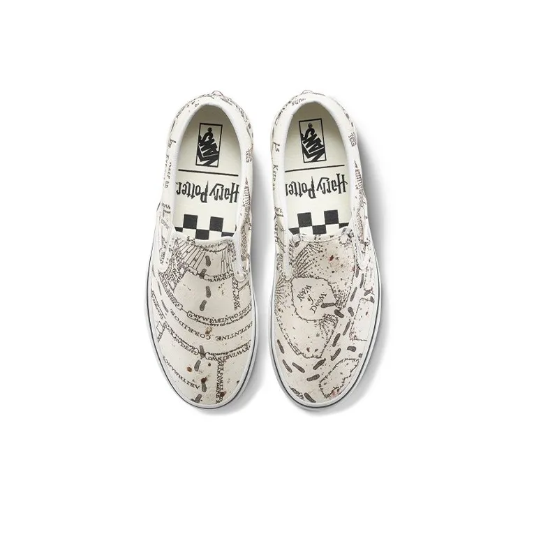 Vans Harry Potter X Classic Slip On 'Marauder's Map'-2