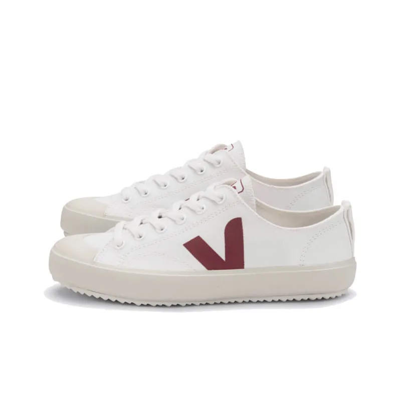 VEJA Nova Canvas 'White Marsala'-1