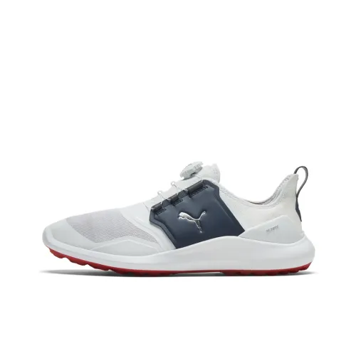 PUMA Ignite Golf Shoes Men Low-Top White/Blue