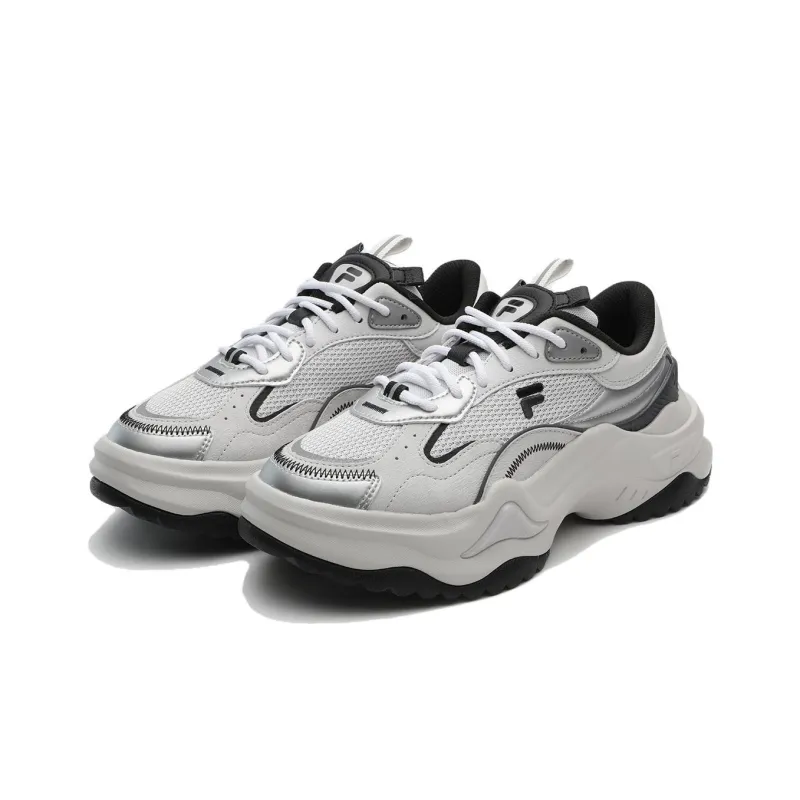 FILA FUSION Bianco Ii Sneakers 'White Silver Black' Women's-1