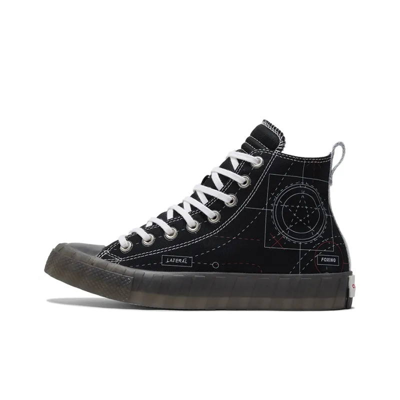 Converse Untitled Canvas Shoes Black/White-0