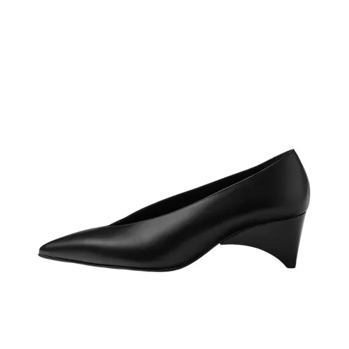 HERMES Mid-Low Heel Shoes Women's Black