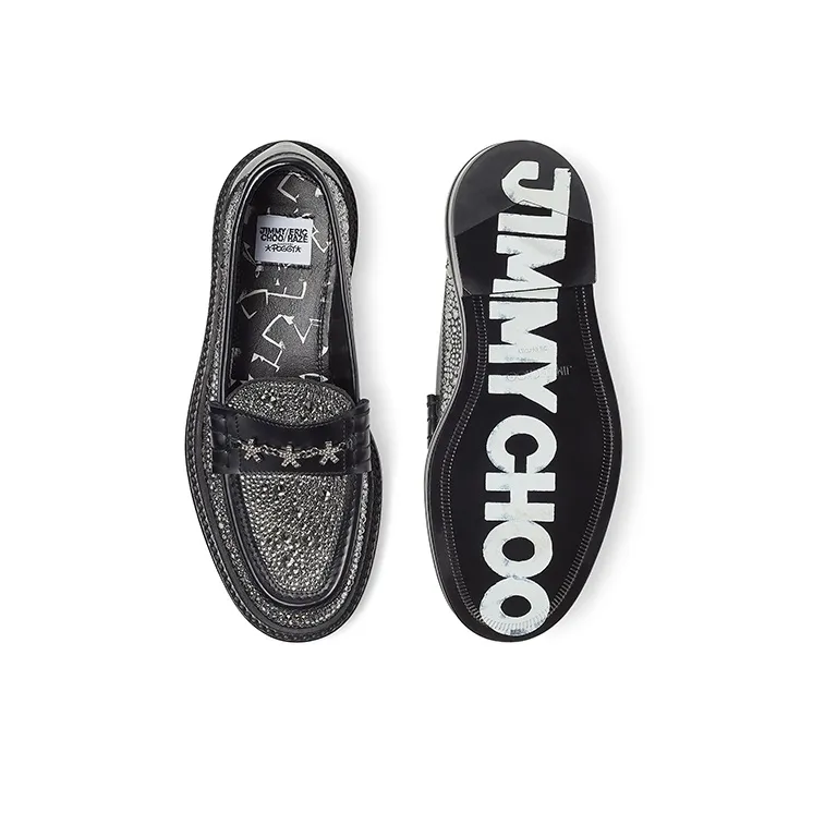 Eric Haze x Jimmy Choo Haze Ezra Women's Casual Shoes Women's Black-2