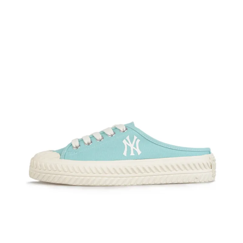 MLB Playball Mule Anti Slip Wear Resistant Low Top Canvas Shoes Unisex Green-0