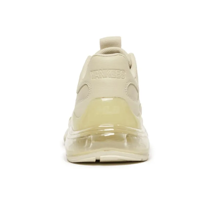MLB Big Ball Chunky Anti Slip And Wear Resistant Lightweight Low Top Chunky Sneakers Unisex Beige-4