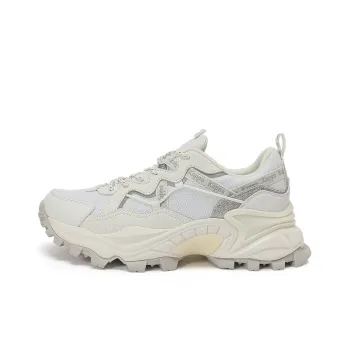Kappa Cushioning Abrasion Resistant Height Increasing Support Low Top Chunky Sneakers Unisex White