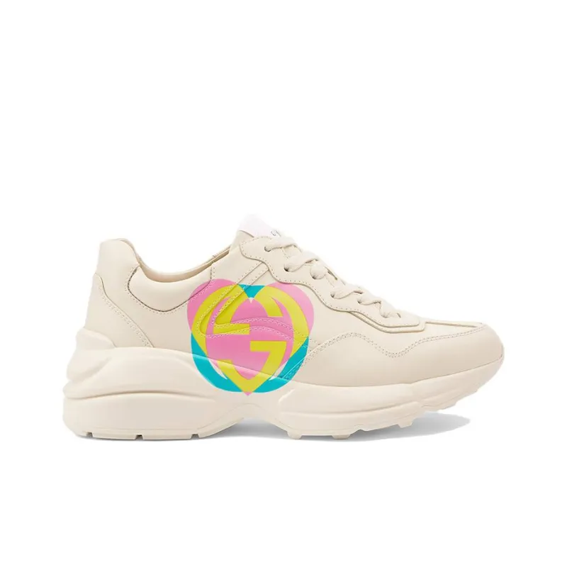 GUCCI Women's Rhyton 'Heart Ivory' Women's-1