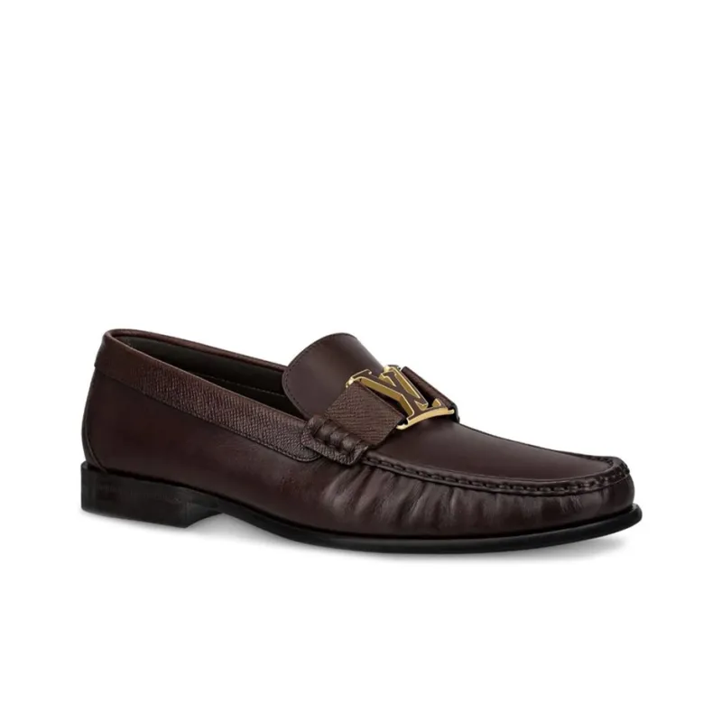LOUIS VUITTON Montaigne Casual Shoes Men's Mocha-1