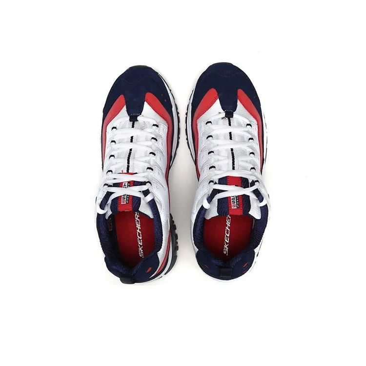 Skechers Energy Chunky Sneakers Men Low Top Blue/Red-2