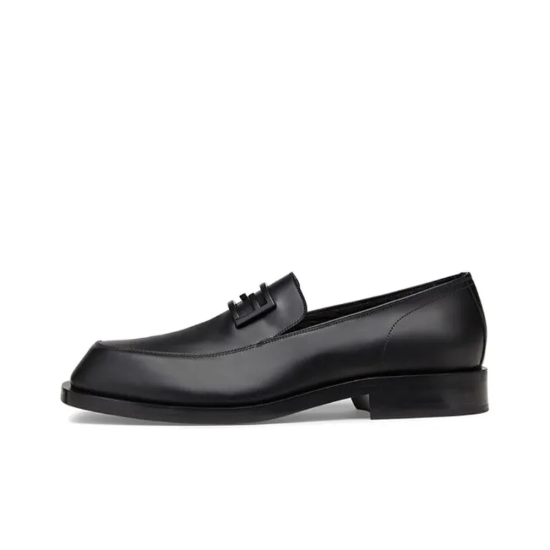 FENDI FF Baguette-Motif Loafer 'Black'-0