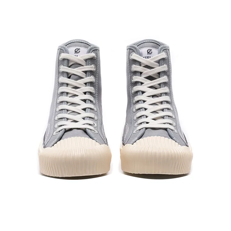 Excelsior Canvas Shoes Unisex High Top Sky Gray-4