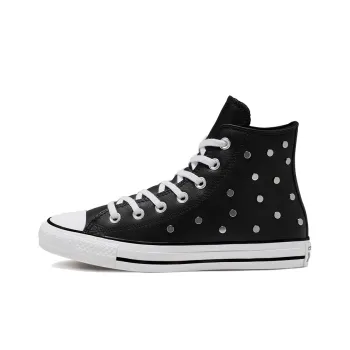 Converse Chuck Taylor All Star Studs High Top Leather Spot Rivet Black Women's