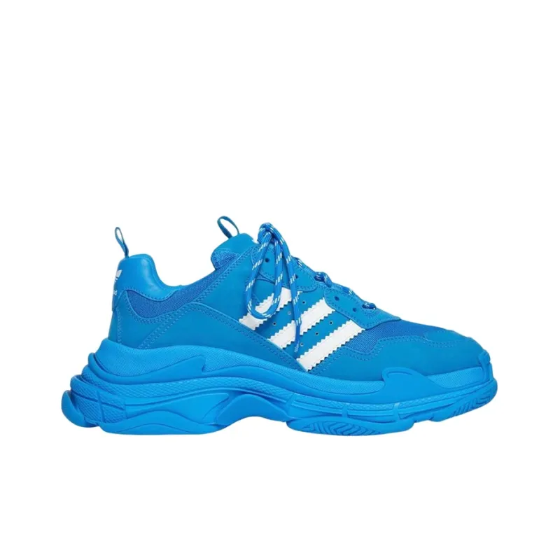 Balenciaga Triple S Adidas Blue White-1