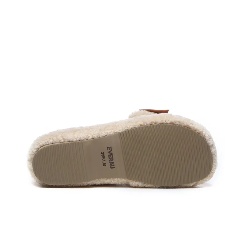 EVERAU Women's Casual Shoes Women's Low Top Beige-5