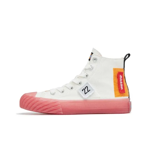 Dickies Canvas Shoes Unisex High-Top Jelly Pink