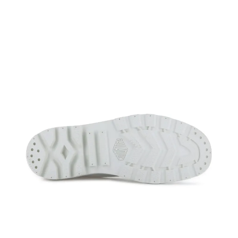 Palladium Pampa Anti Slip And Wear Resistant Breathable High Top Canvas Shoes Unisex White-4