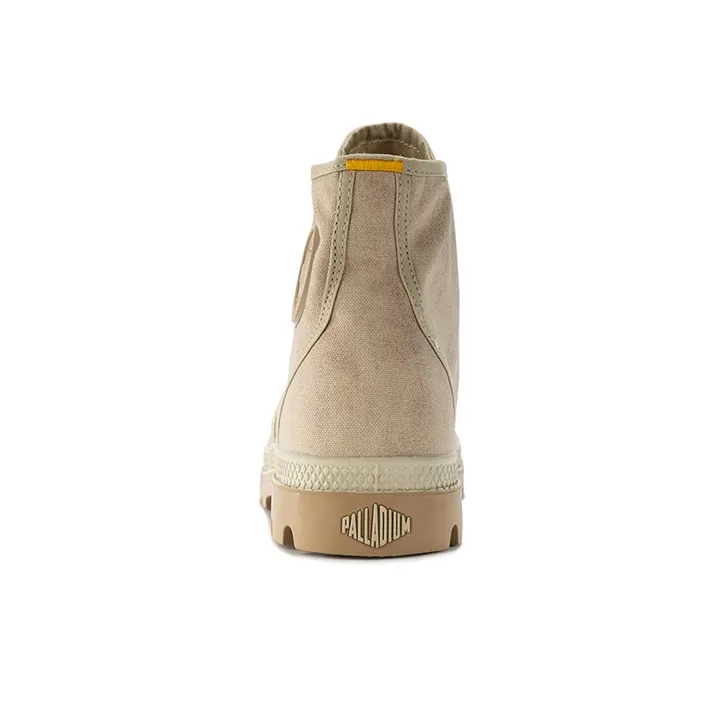 Palladium Pampa Anti Slip Wear Resistant Waterproof Breathable Cushioning High Top Canvas Shoes Unisex Desert-3