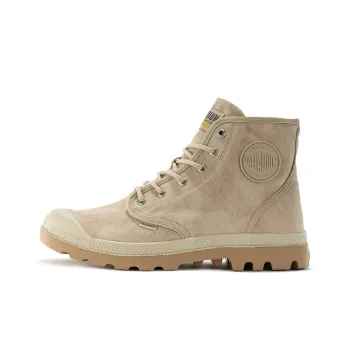 Palladium Pampa Anti Slip Wear Resistant Waterproof Breathable Cushioning High Top Canvas Shoes Unisex Desert
