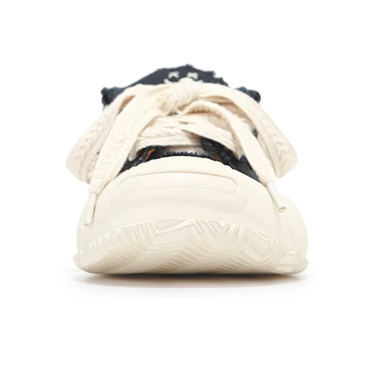 VESSEL G.O.P. 2.0 MARSHMALLOW Lows Durable Breathable Low Top Canvas Shoes Unisex Black-2