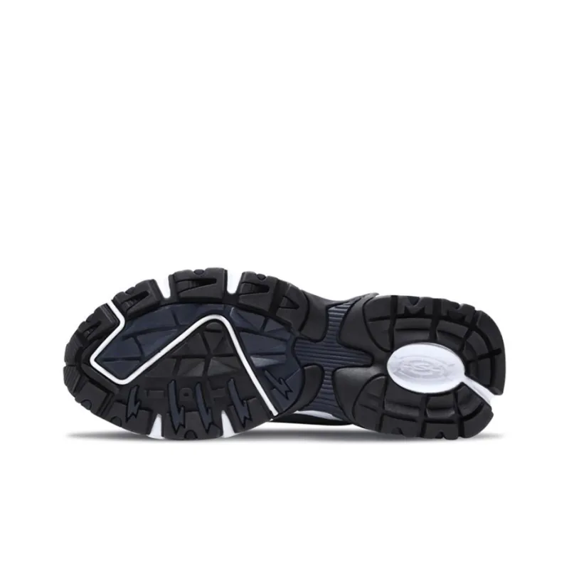 Skechers Stamina Cushioning Anti Slip Wear Resistant Breathability Low Top Chunky Sneakers Men's Black-4
