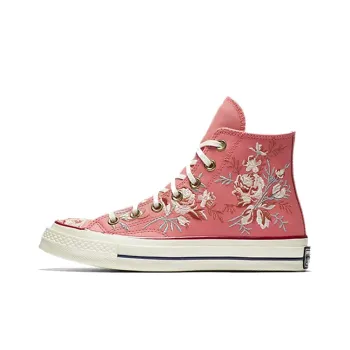 Chuck 70 Women's Converse High 'Floral Embroidery Pink Coral' Women's