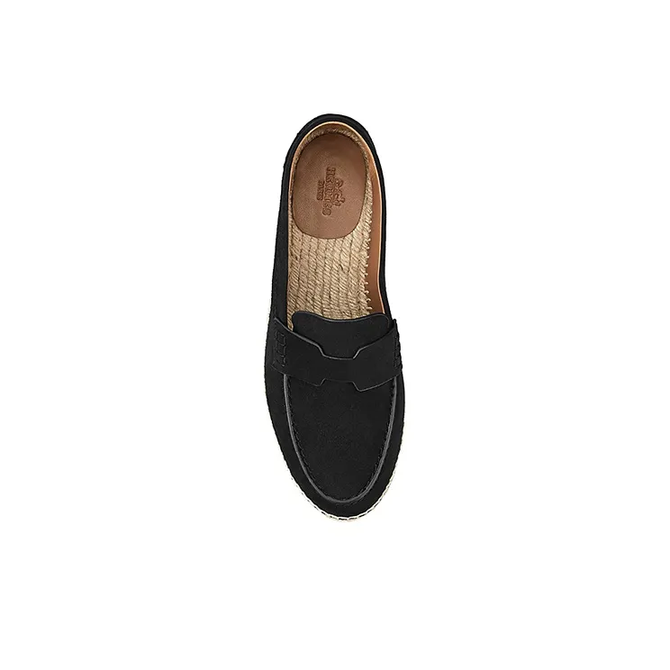 HERMES Espadrilles Casual Shoes Women's Black-4