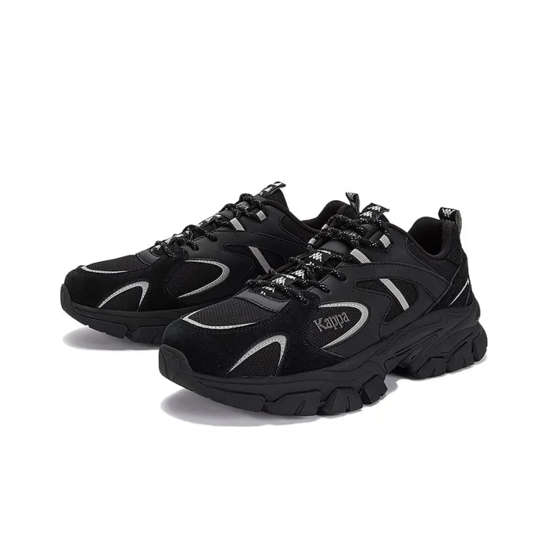 Kappa Low Top Chunky Sneakers Unisex Black-5