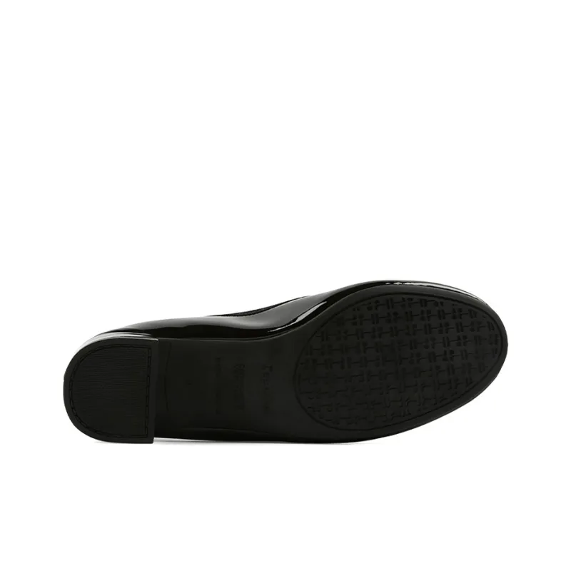Repetto Lou Chunky Heel High Heels Women's Black-3