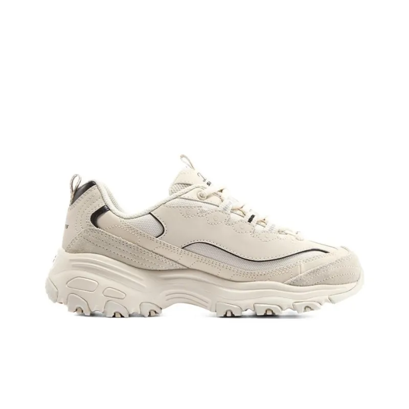 Skechers D'Lites 1.0 'White Black' Women's-1