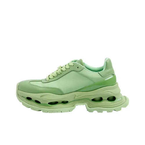 UOOYAA Low-Top Chunky Sneakers Women's Fruit Green